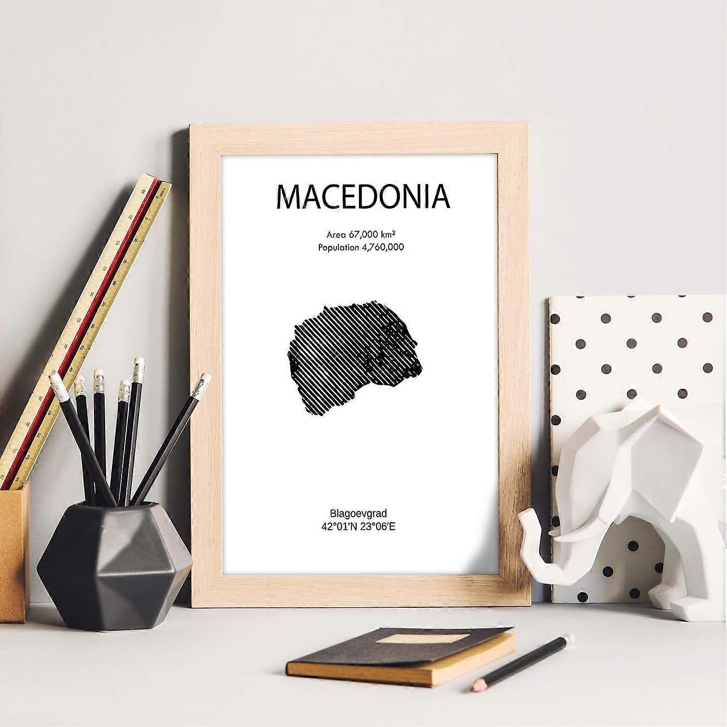 Feuille de Macédoine du Monde