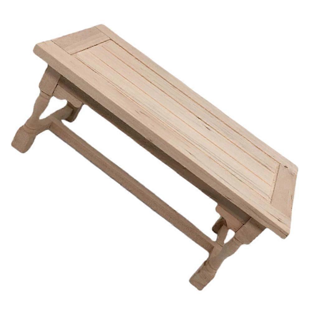 Dollhouse Mini Furniture Decoration Mini Wooden Table Model For 1:12 Scale Gift Giving Model Collectors 1Pack