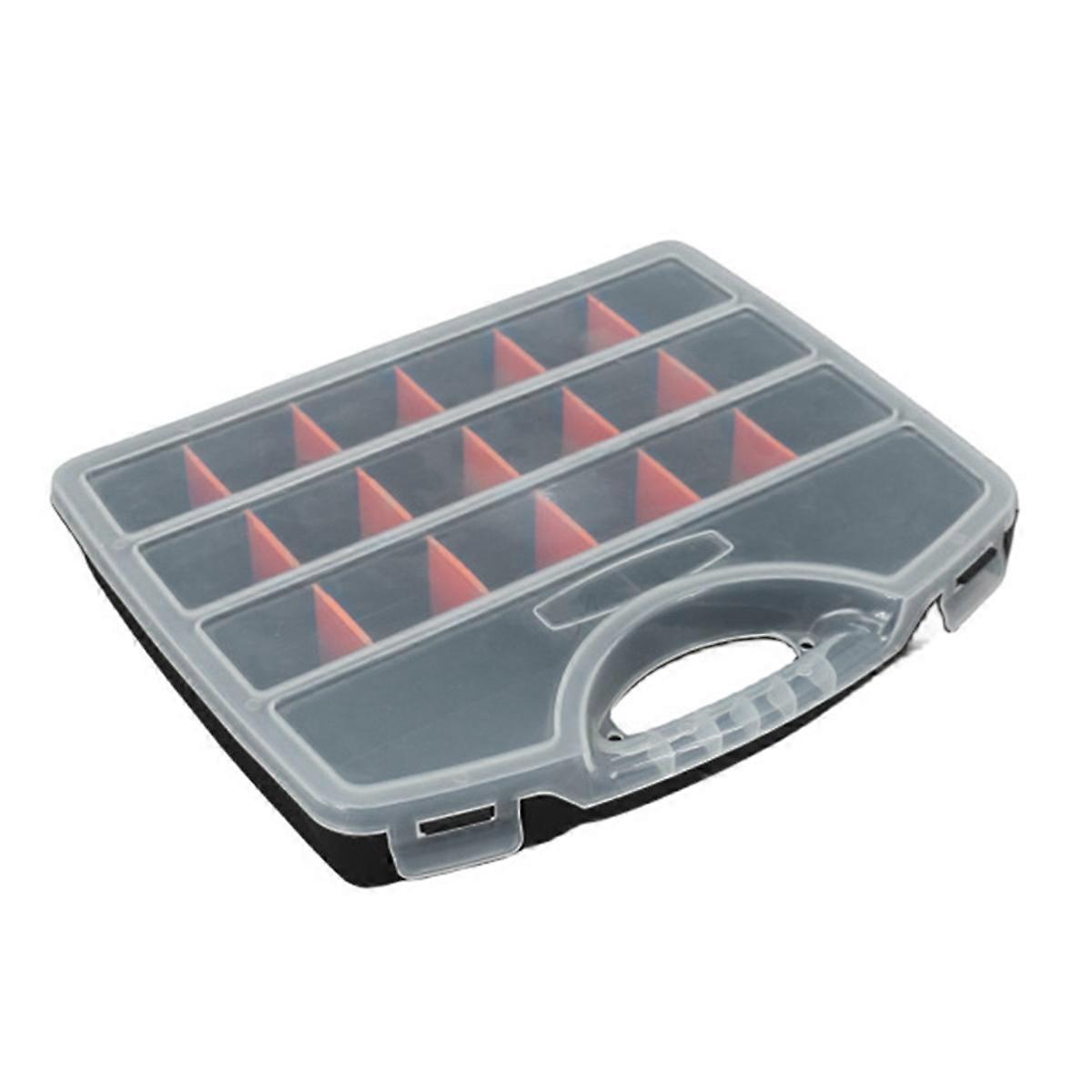 Portable Plastic Parts Box Screw Hardware Storage Box Material Compartment Boxes Electronic Component Tool Box