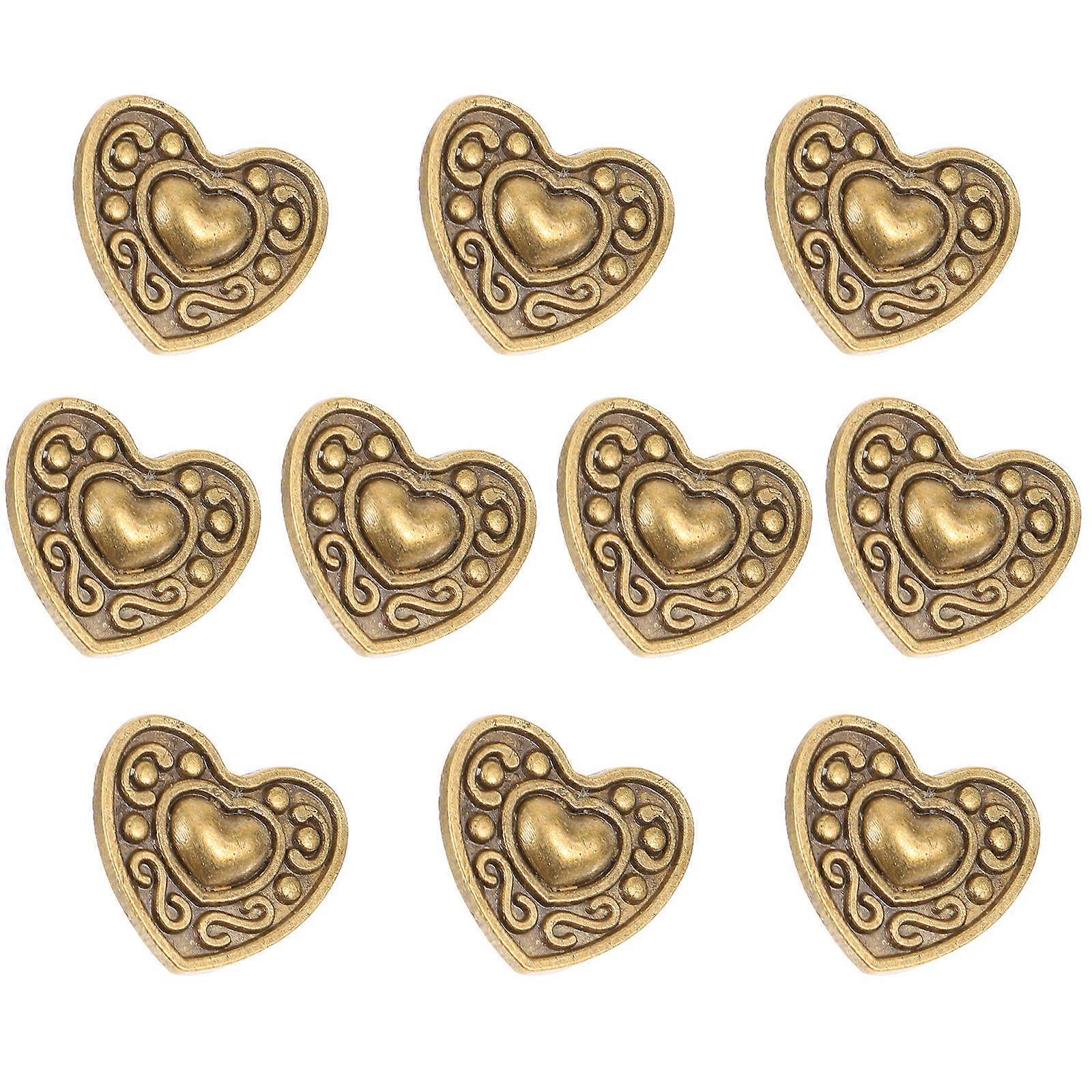 Golden Multi-Function Snap Fastener 10Sets Household Metal Snaps