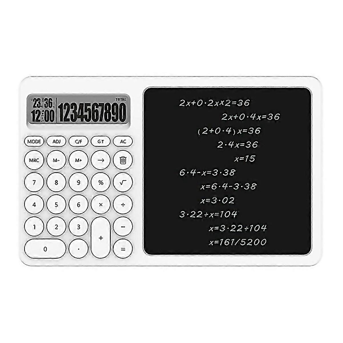 For 10 Digit Calculator Lcd Screen Writing Pad Basic Calculator