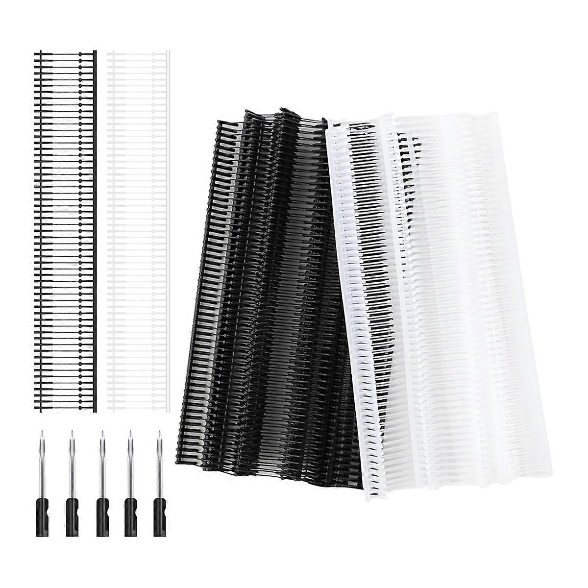 2400Pcs Fixer TaggingGun Barbs with 5 Pcs Extra Fine Needles,0.4 Inch
