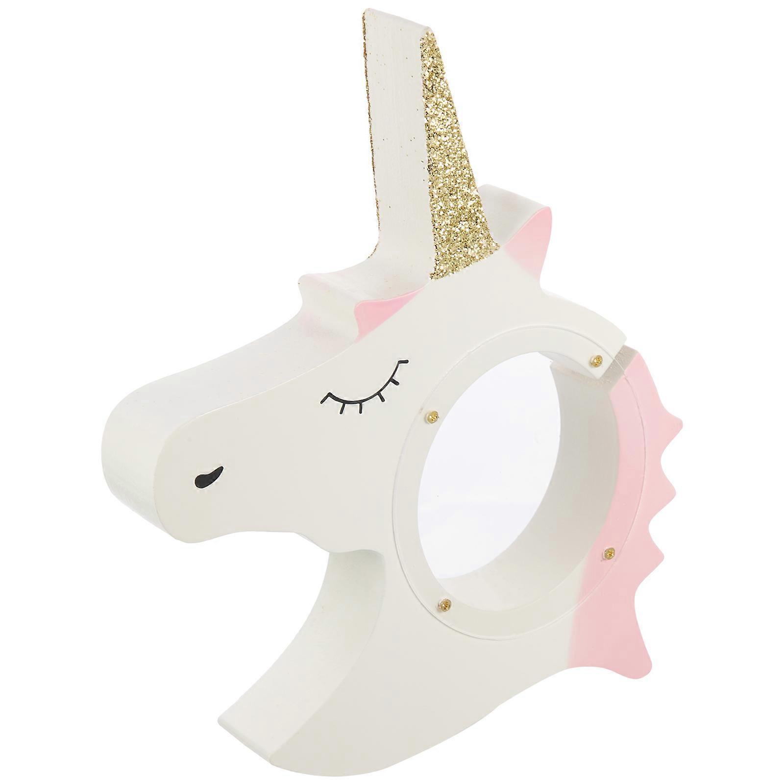 Cartoon Unicorn Piggy Bank for Storage Use 4Pcs Clear Coin Banks