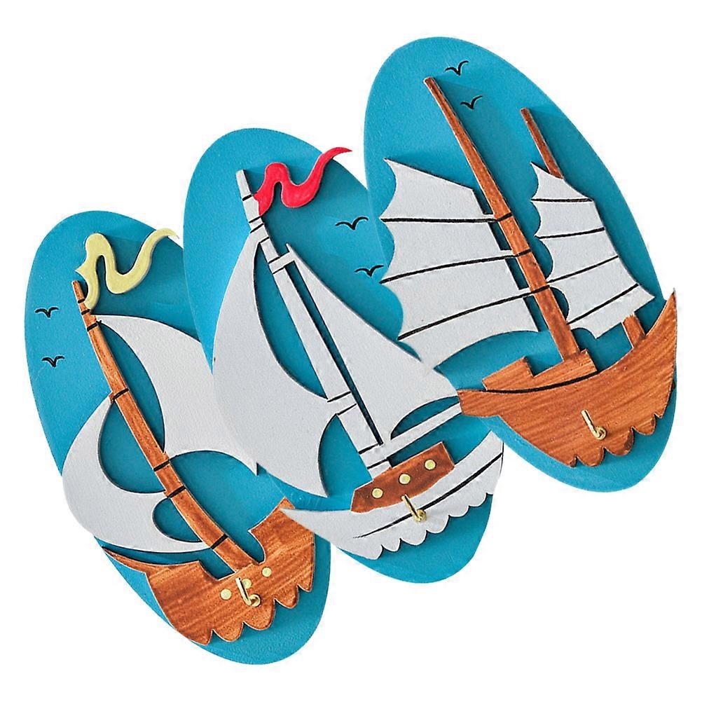 Rustic Wall Hook Mediterranean Style Hook for Decoration 9Pcs