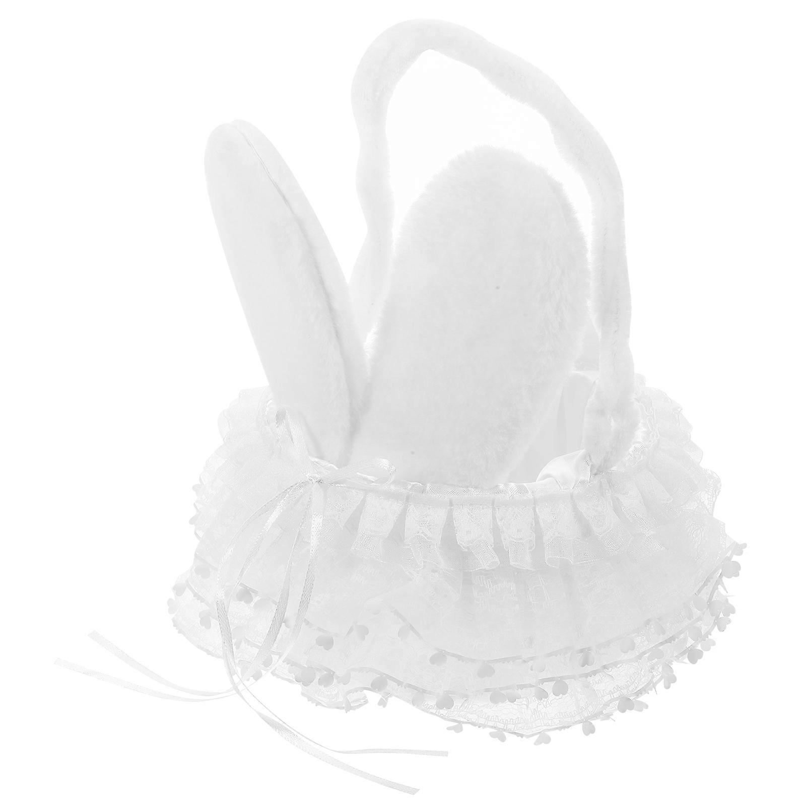 Easter Bunny Basket Basket with Handle 3Pcs for Storage Purpose