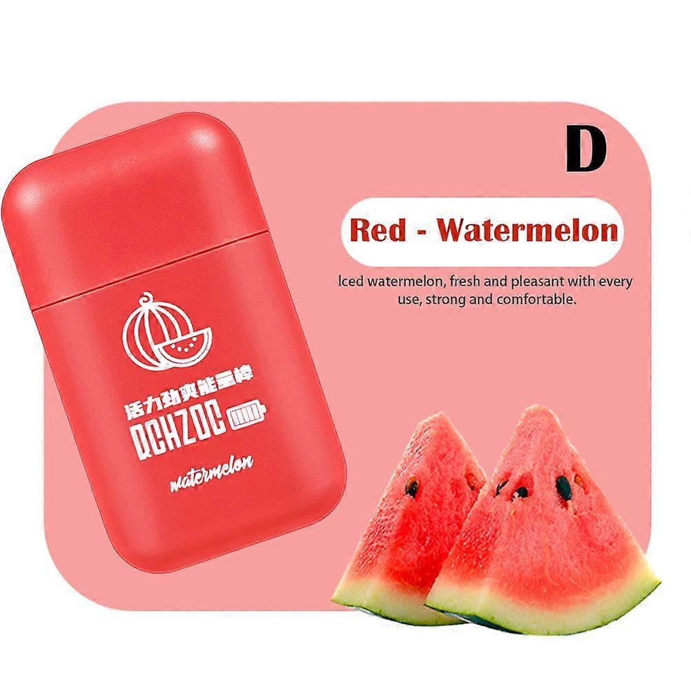 Double Pore Refreshing Energy Stick Cool Mint Lemon Essential Oil Nasal Inhaler Portable Uplifting Aromatherapy