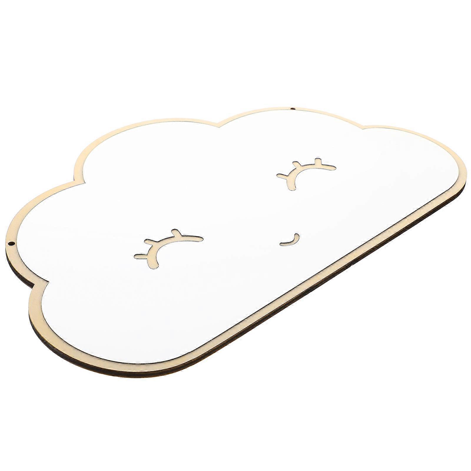 Acrylic Mirror Wall Sticker for Children Room Decor 3Pcs Cloud Shape