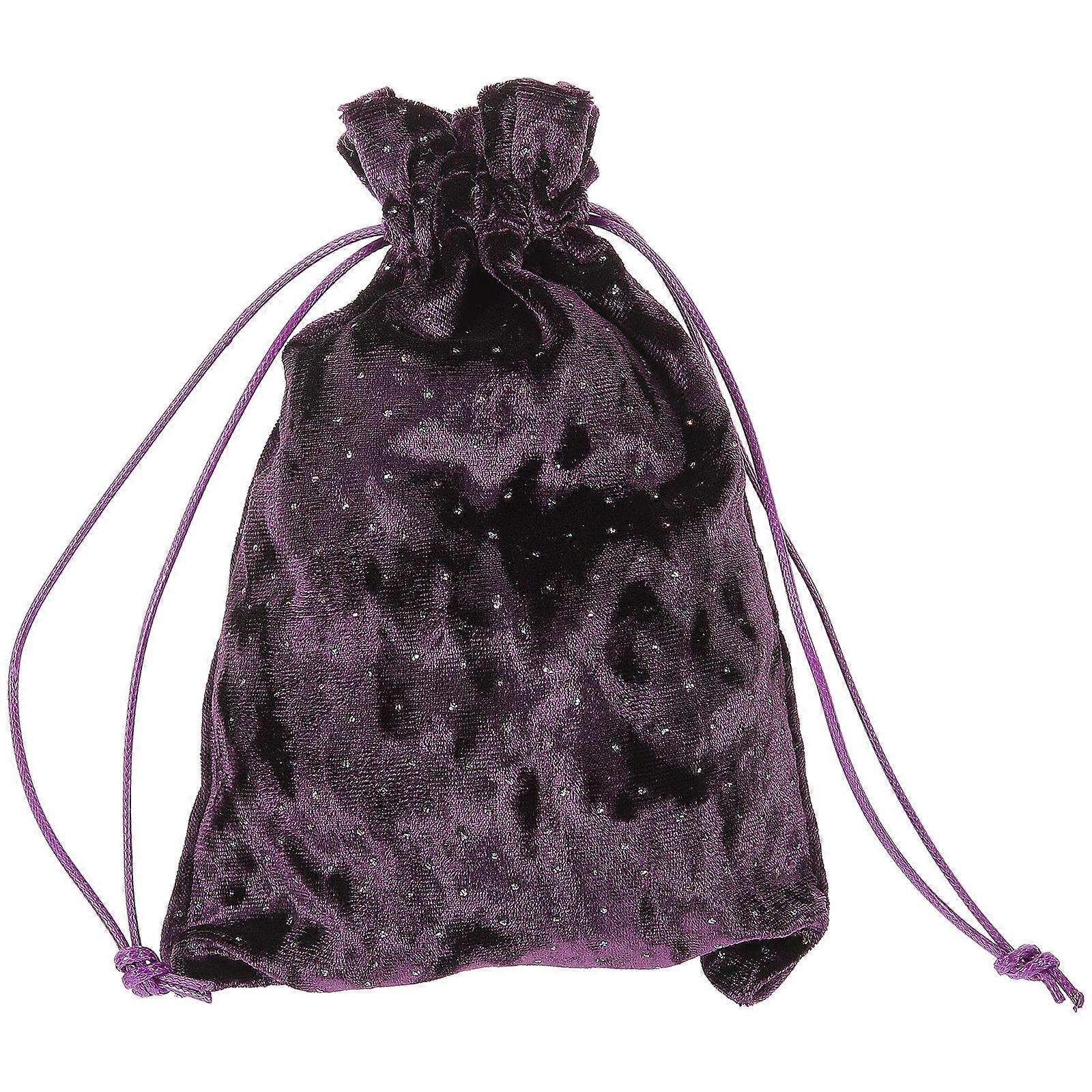 Tarot Card Bag 3Pcs Simple Design Storage For Tarot Reading 18X11.5Cm Purple