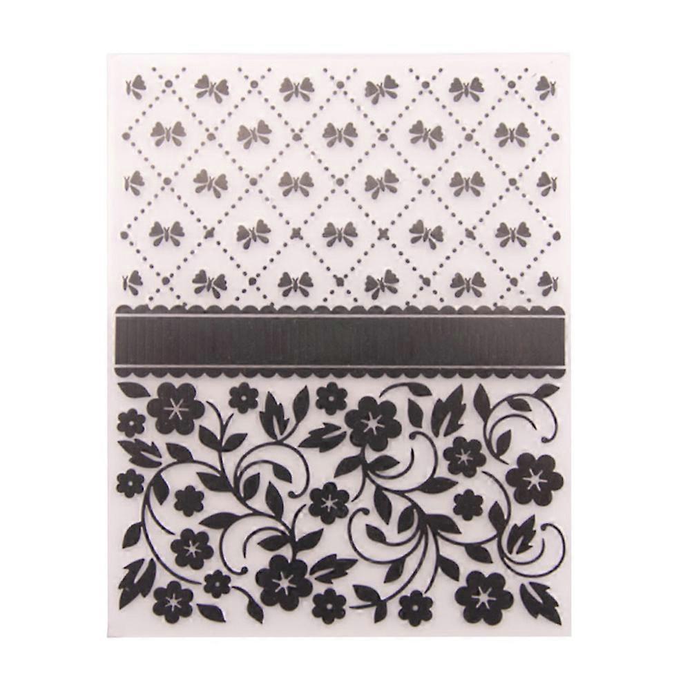 Bump Embossing Template DIY Plastic Stencil Tool for Decoration