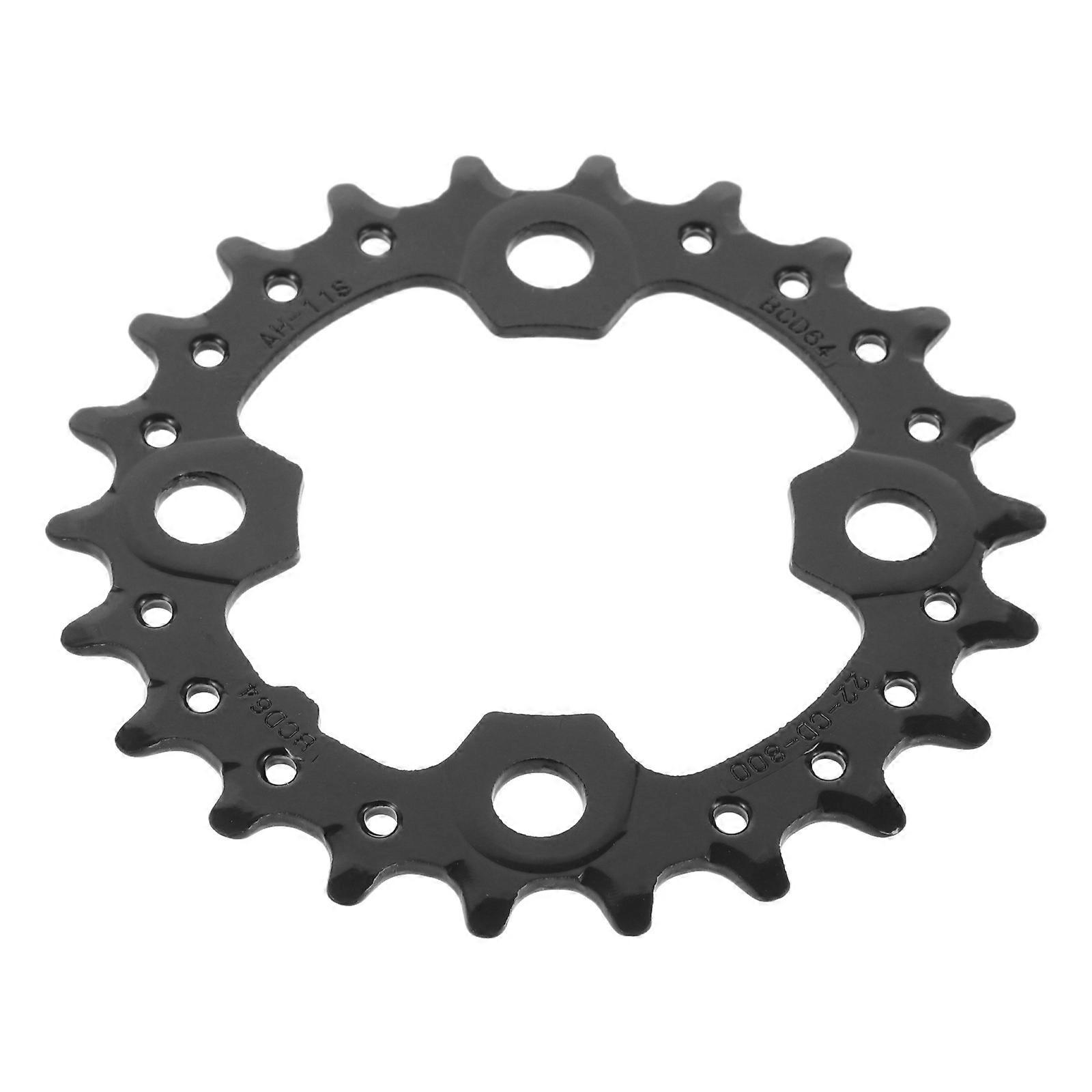 Mountain Bike Chainring 4Pcs Durable Tool For Bicycle Maintenance 22T Black Circular Design Smooth Riding