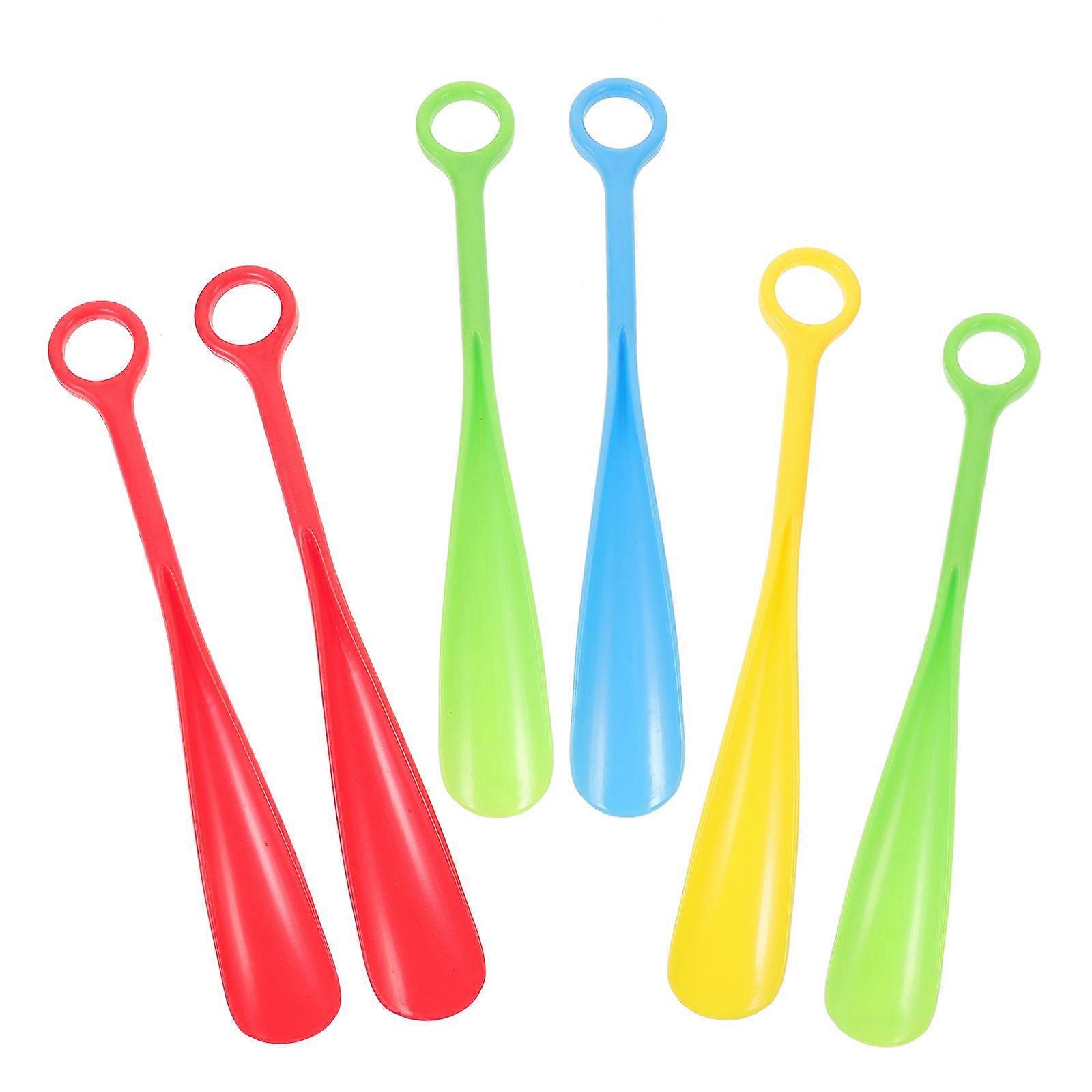 Shoe Horns for Elderly Shoe Lifting Tools 18Pcs Assorted Color Household