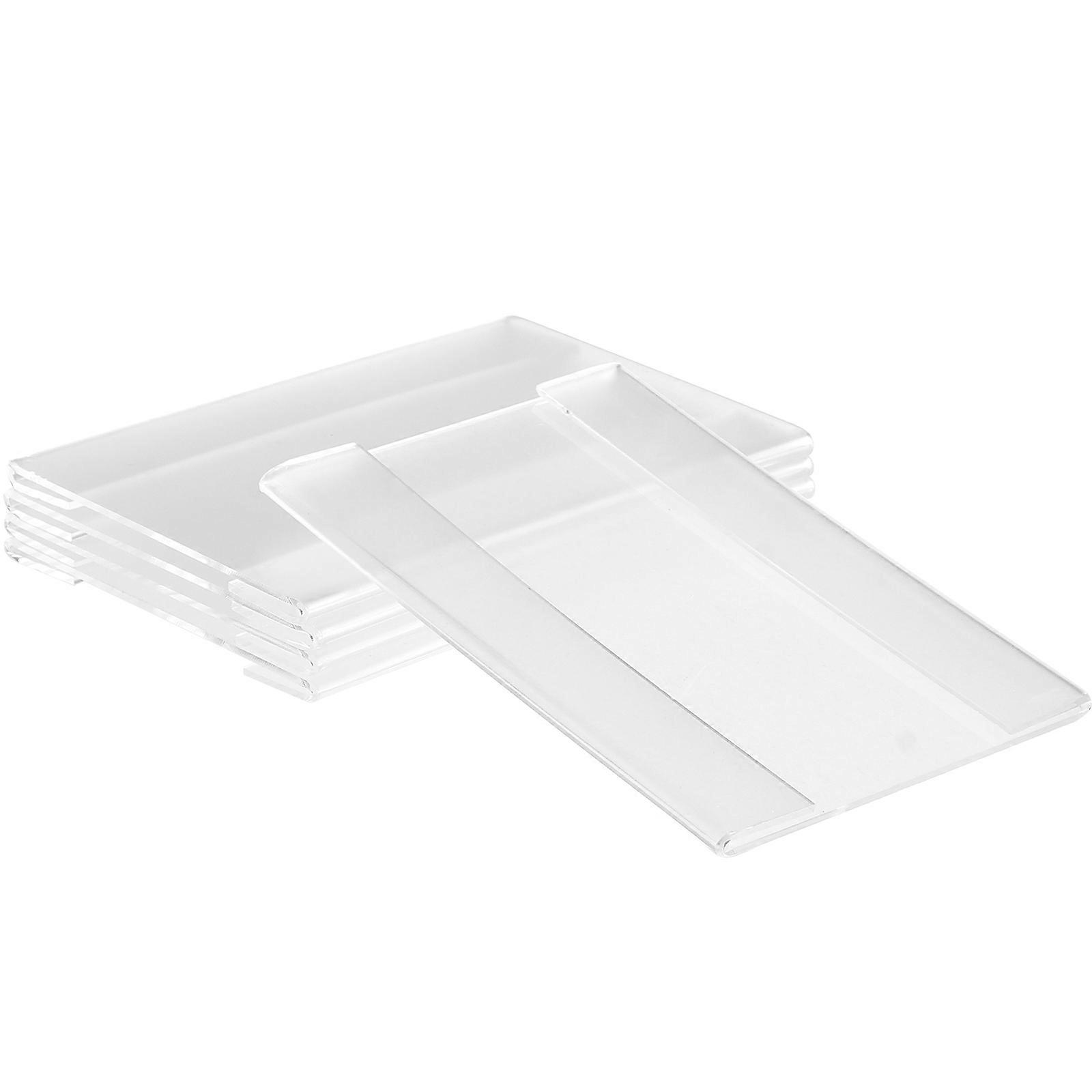 Display Stand 25 Pcs Acrylic Sign Holder For Merchants Indoor Use 4.72X3.14X0.20inch Label Holding Functionality