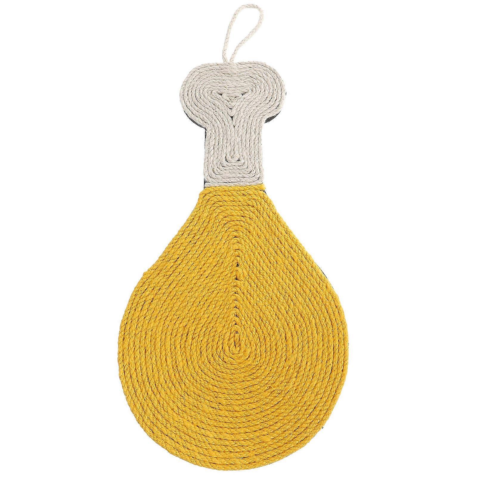 Kitten Toy Cat Scratching Mat Claw Sharpening Pet Toy Home Use Sisal Rope 42X22.5cm 1Set