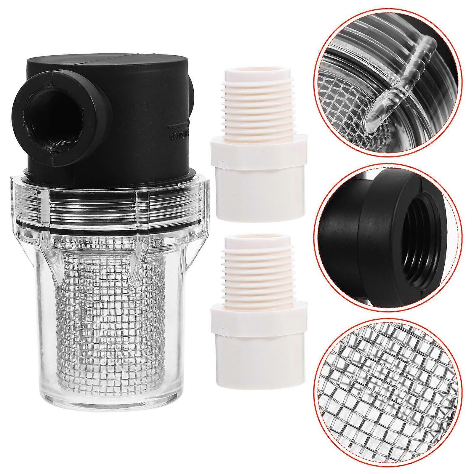 Garden Irrigation Water Filter Pipeline Mesh Strainer 4Pcs Kit