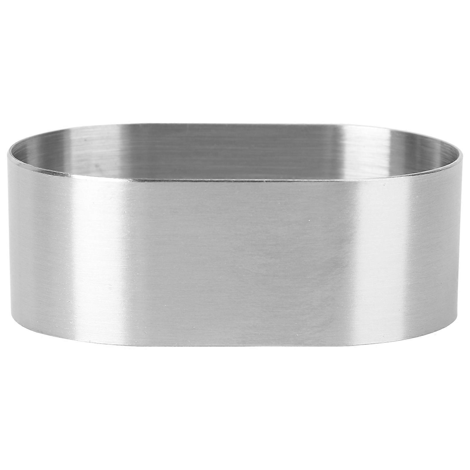 Stainless Steel Oval Mousse Ring Cutter for Cutting Use 3Pcs Set