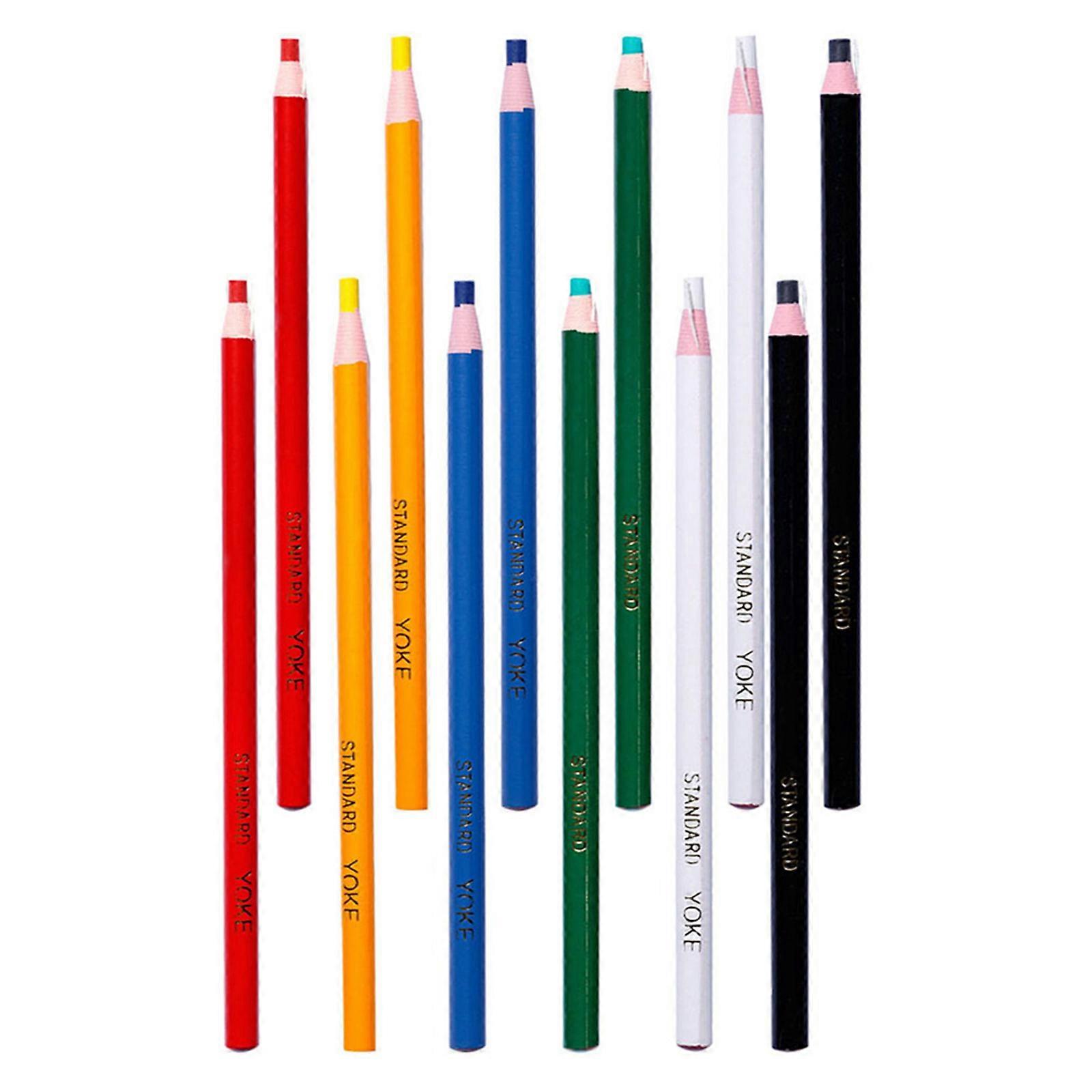Assorted Color 36 Pcs Crayon Pencils Colorful Wax Markers Designed For Drawing 16.5X1X1CM Cylindrical Strong Adhesion