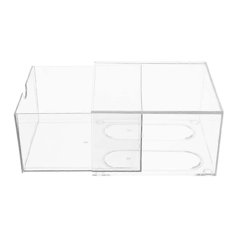 Transparent Stackable Acrylic Makeup Organizer for Storage 4Pcs Clear Drawers