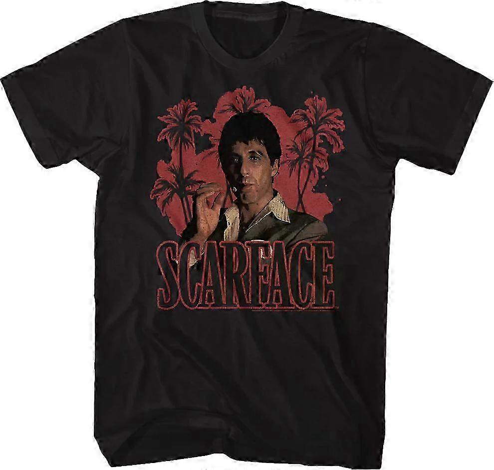 Palm Trees Scarface T-shirt Rockinstone