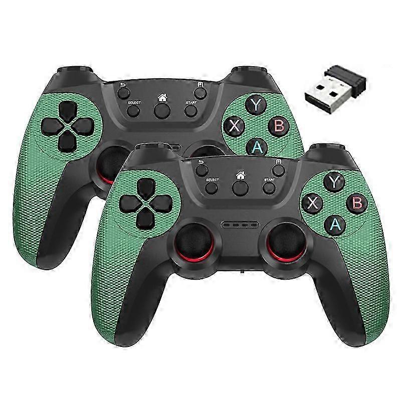 2025 KM-029 2.4G One for Two Doubles Wireless Controller Support PC / Linux / Android / TVbox