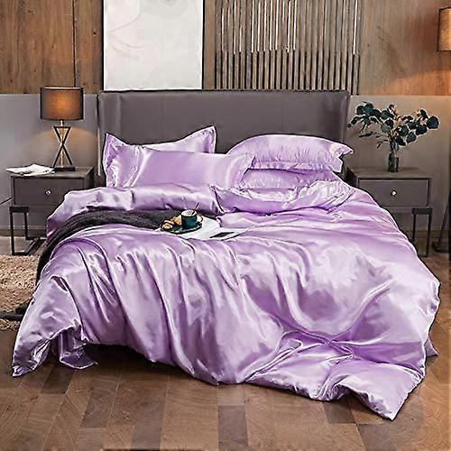 Down Quilt Set Hypoallergenic, Dust MiteProof, Satin Brushed Microfiber, FourSeason Bedding