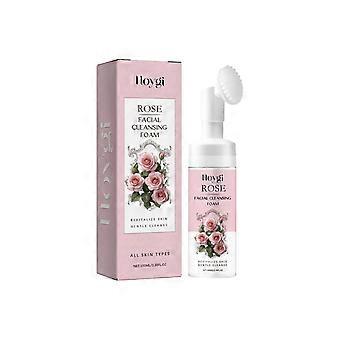 Rose Foaming Cleanser Oil Control Djuprengörande porer Delikat uppljusande fastare hudrengöring 100ml