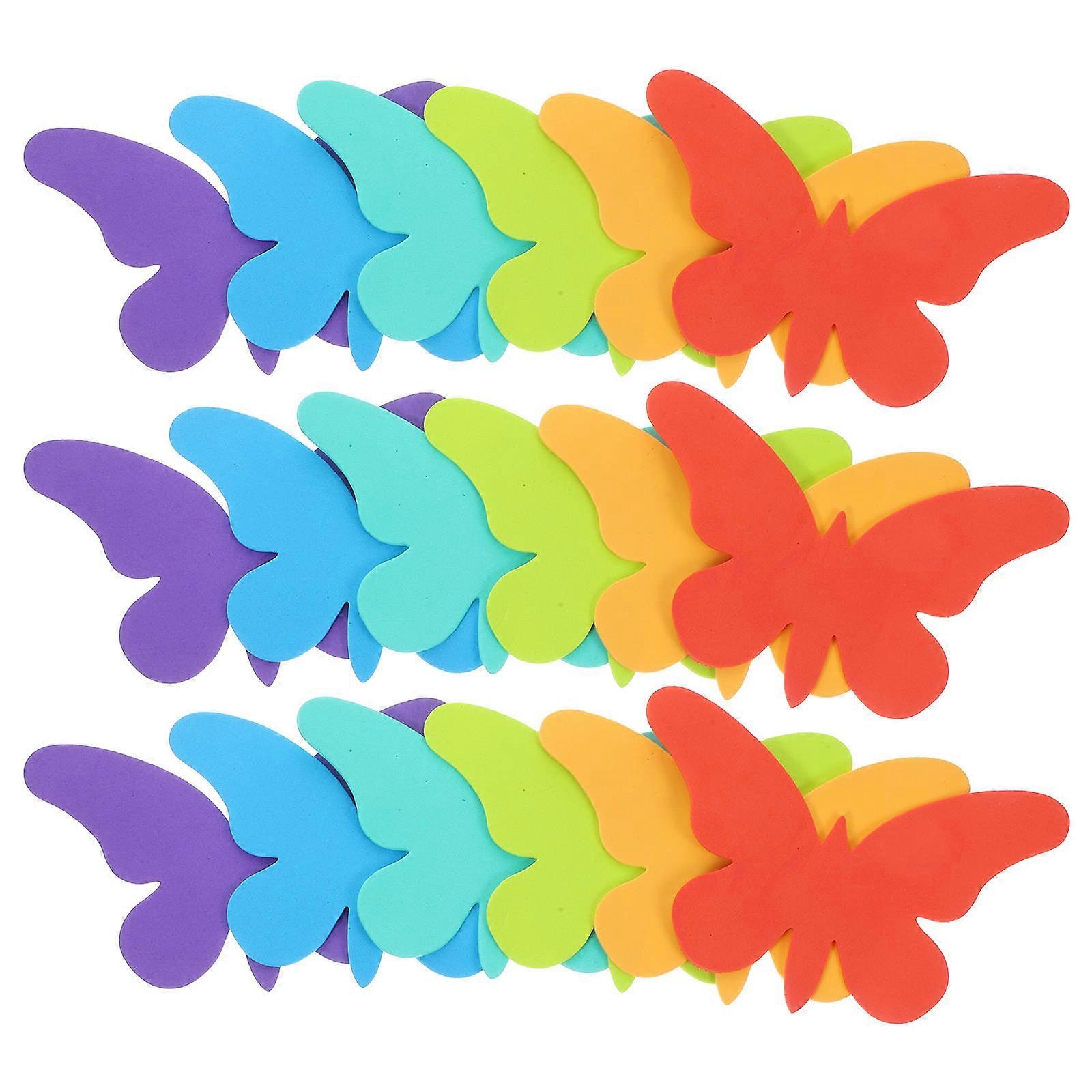 Decorative Butterfly Cutouts 36Pcs Eva Foam Craft Supplies for Home Decoration Activities