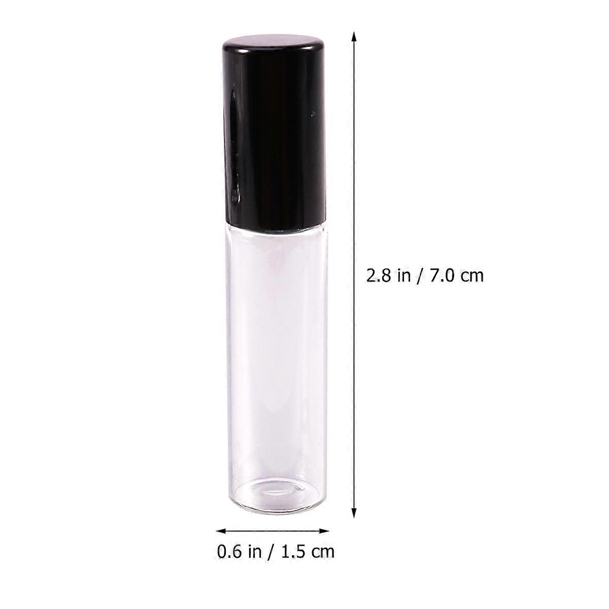 10Pcs 5ml Roller Bottles Metal Containers for Perfume and Essential Oils