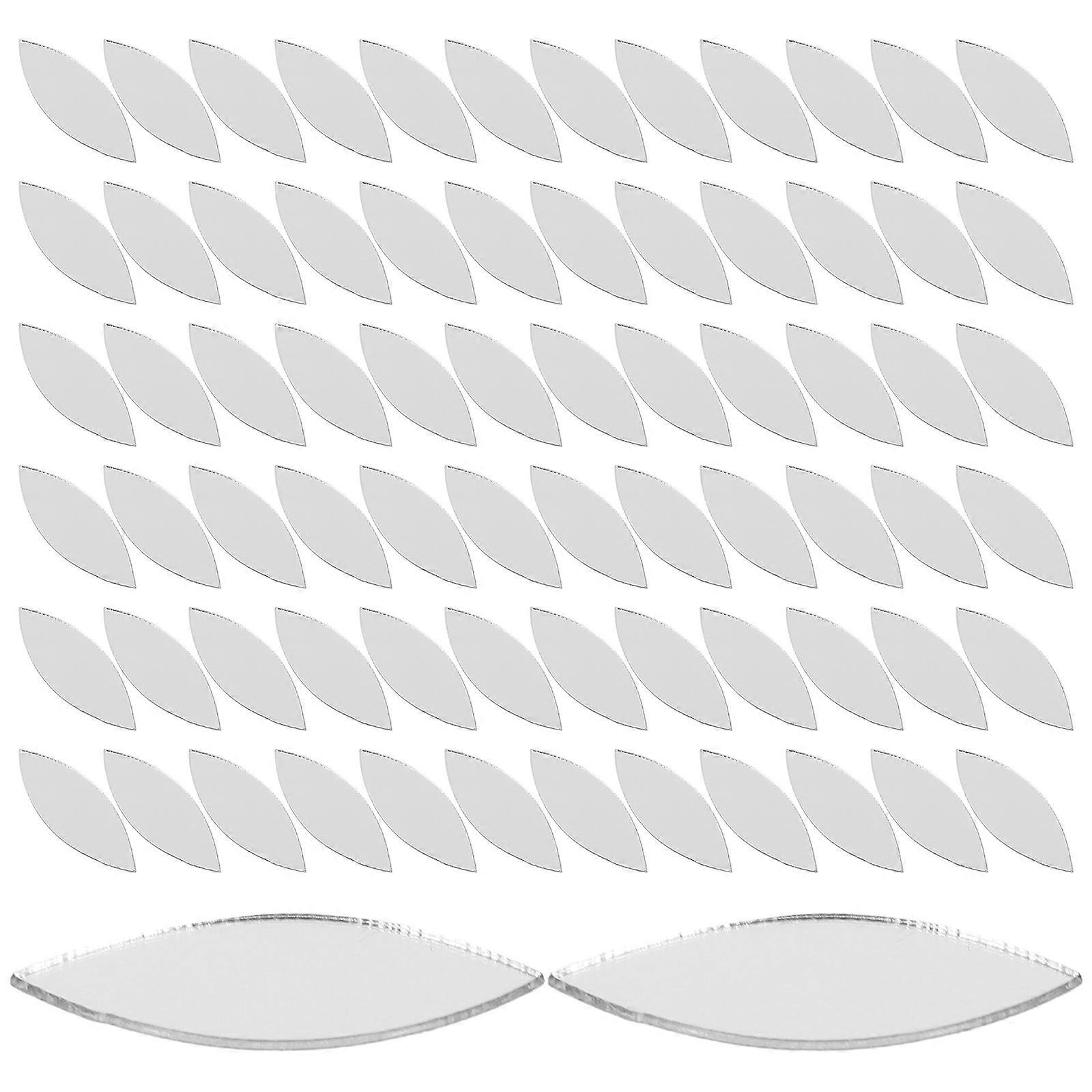 Elegant Petal Shape Mini Glass Mirror 300 Pcs Tiles For Craft Lovers And DIY Enthusiasts Projects