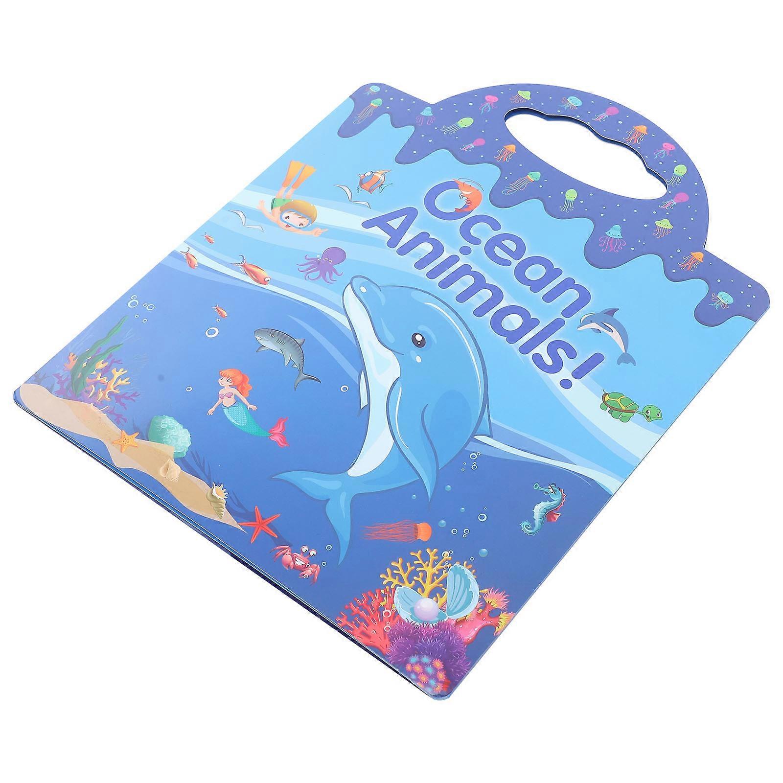 Educational Toy Kids Sticker Book For Imagination Development Suitable For Children 5Pcs Multi-Color Design