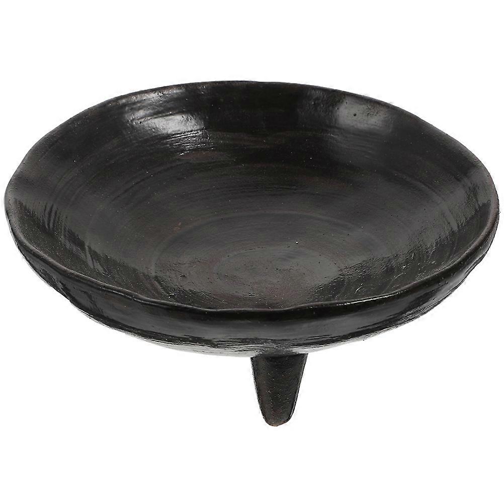 High Base Fruit Tray for Serving with 5Pcs Ceramic Footed Stands