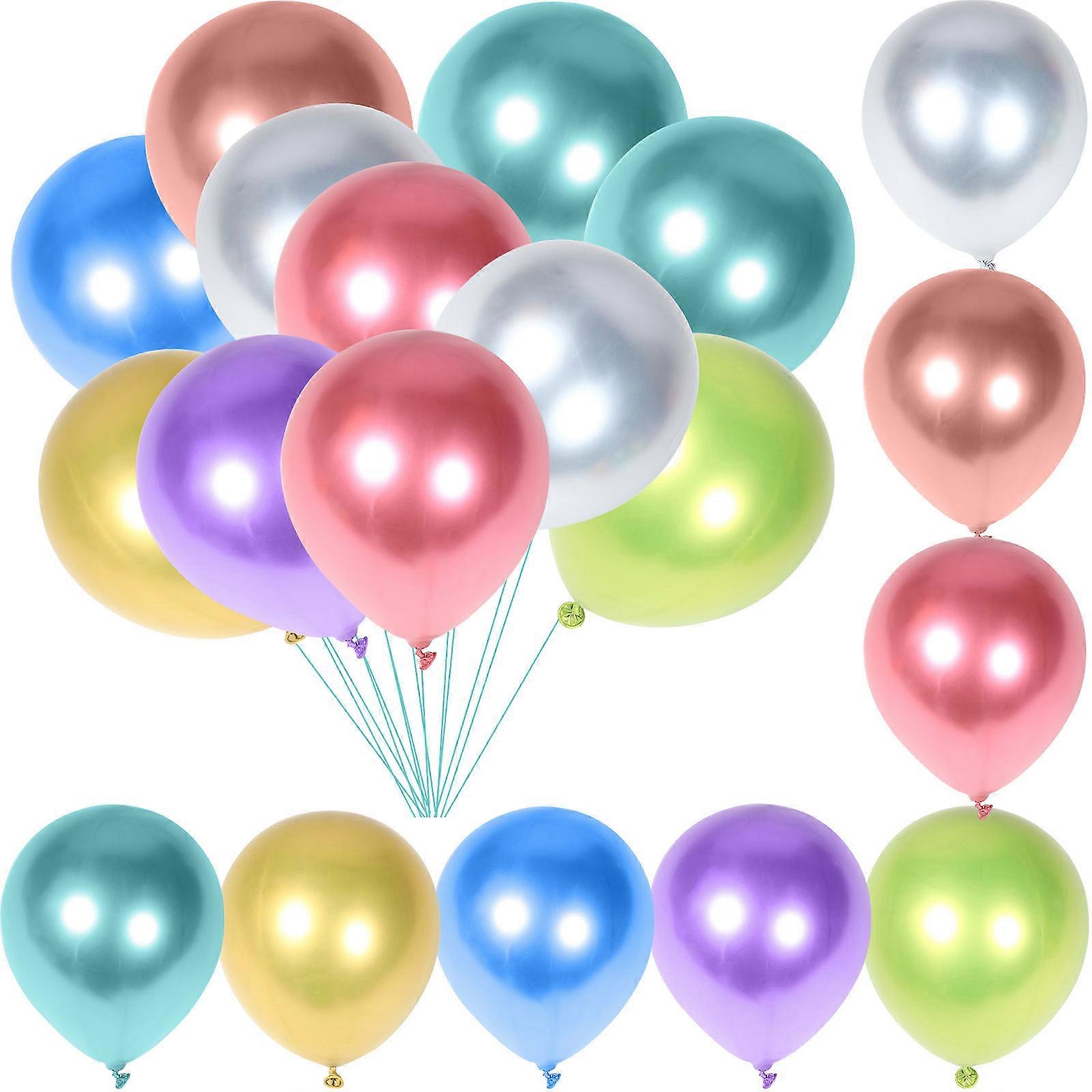 Metallic Latex Balloons Party Balloon for Event Decoration 200Pcs