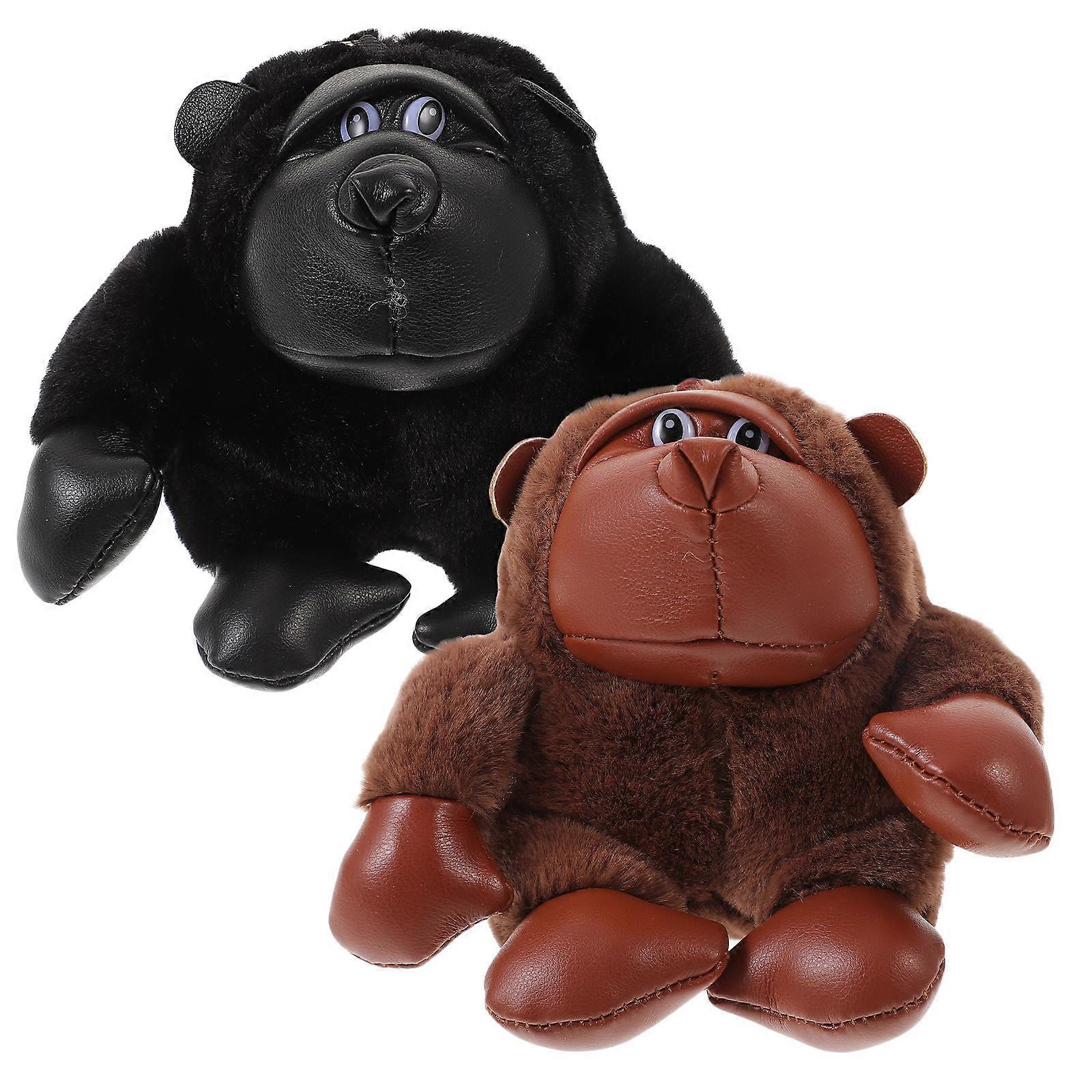Plush Gorilla Keychain 4 Pcs Creative Design Ornament For Children Students And Women Suitable For Various Occasions Including Christmas And Birthdays