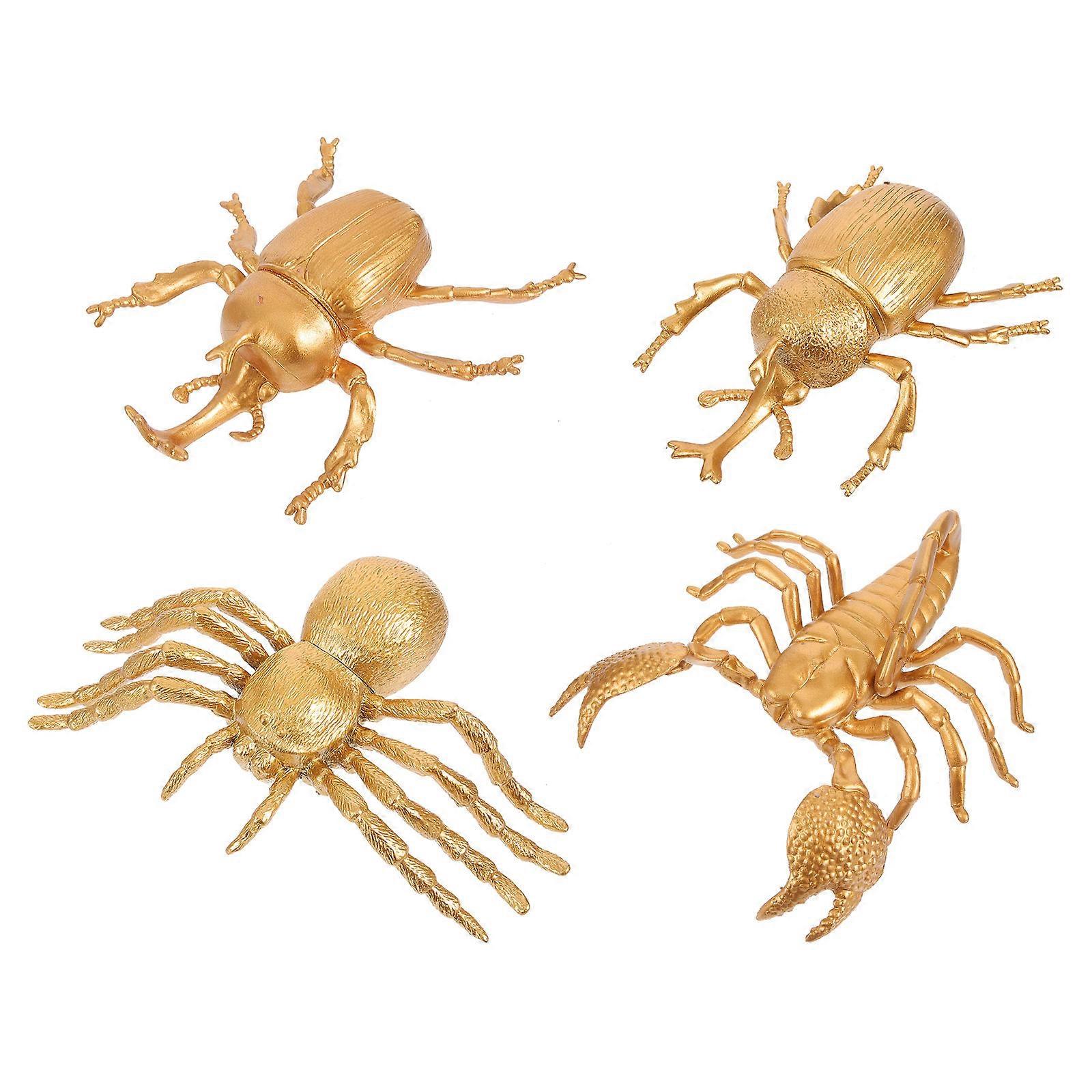 Vintage Insects Statue Simulation Insects Decor for Decor 16Pcs Figurines