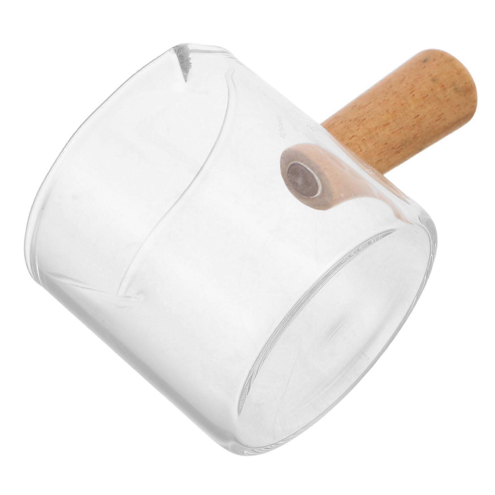 Dual Spout Coffee Pitcher 100ml Designed For Outdoor Coffee Preparation With Ergonomic Wooden Handle And Multi Color 5Pcs