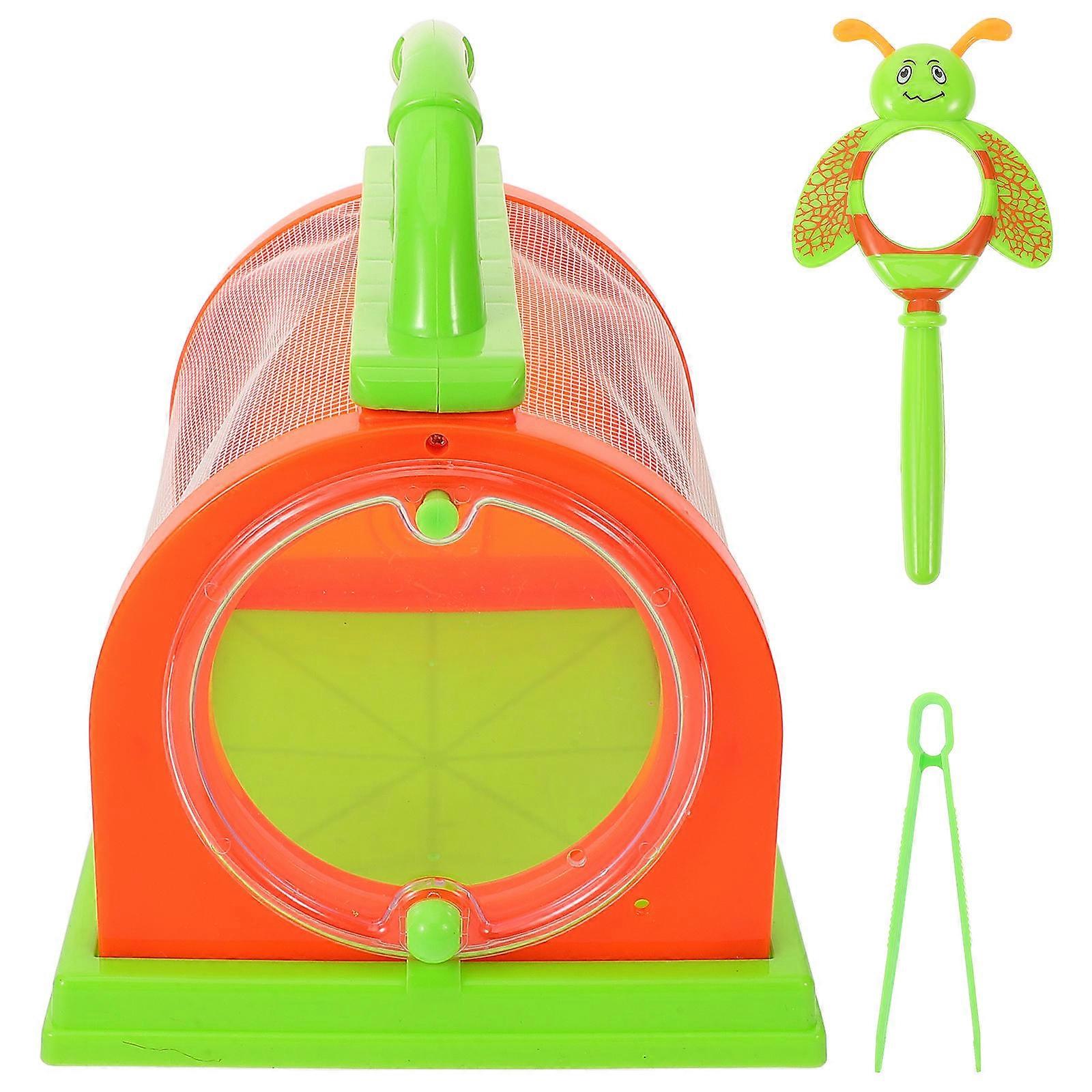 Outdoor Cage Insect Cage for Viewing 2Sets Handheld Mesh Holder Set