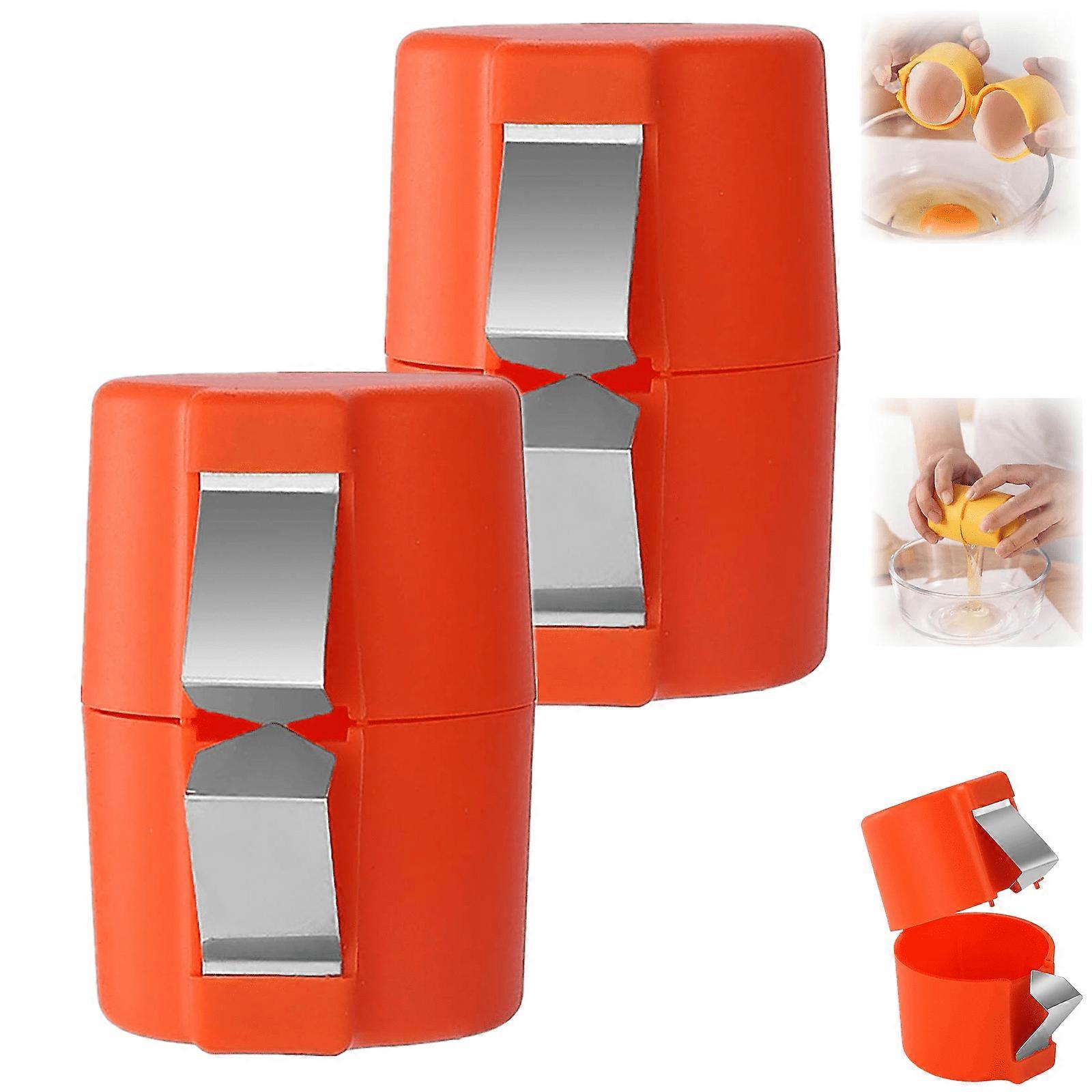 Egg Topper Cutter Tool, Compatible with Hard Boiled Eggs - Easy Egg Cracker & Peeler, Handheld Kitchen Gadget for Opening Eggs