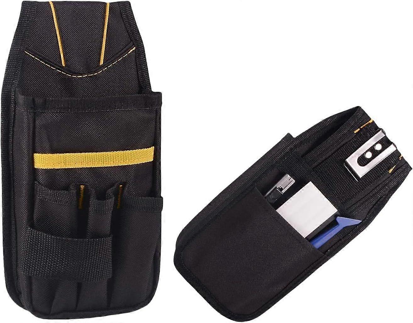 Tool Belt, Tool Pouch, Small Tool Bag with Adjustable Nylon Belt, Waterproof for Technician, Builder, Maintenance Technician, Family