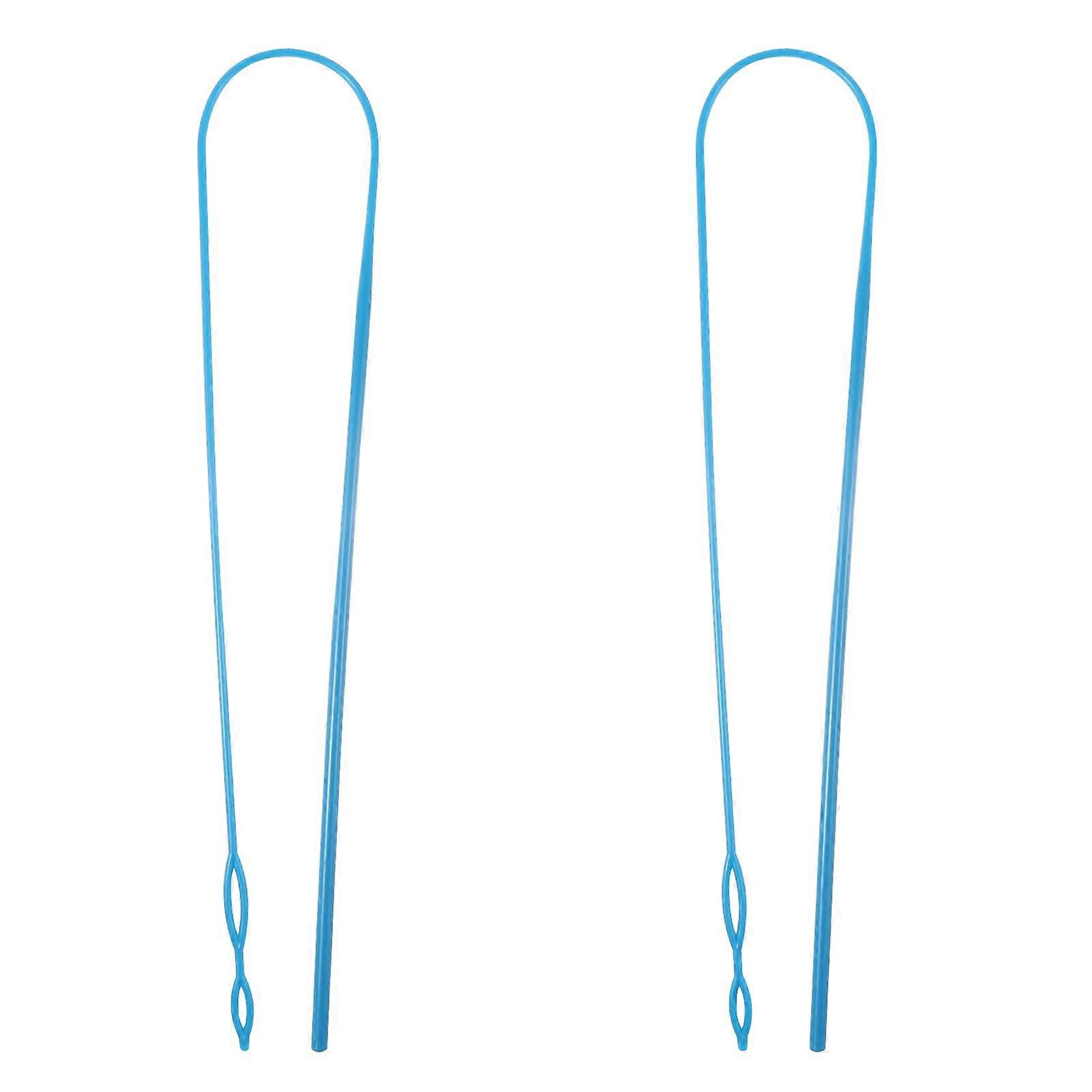 Drawstring Threader Tool 2 Pcs, 23Inch Flexible Plastic Drawstring Replacement For Hoodies, Sweatpants, Jackets
