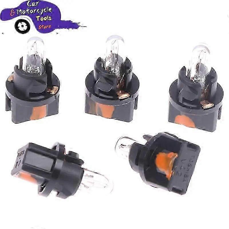 5PCS High Quality 12V 1.2W V-2 Small Bulb Indicator Light for Car Instrument Panel