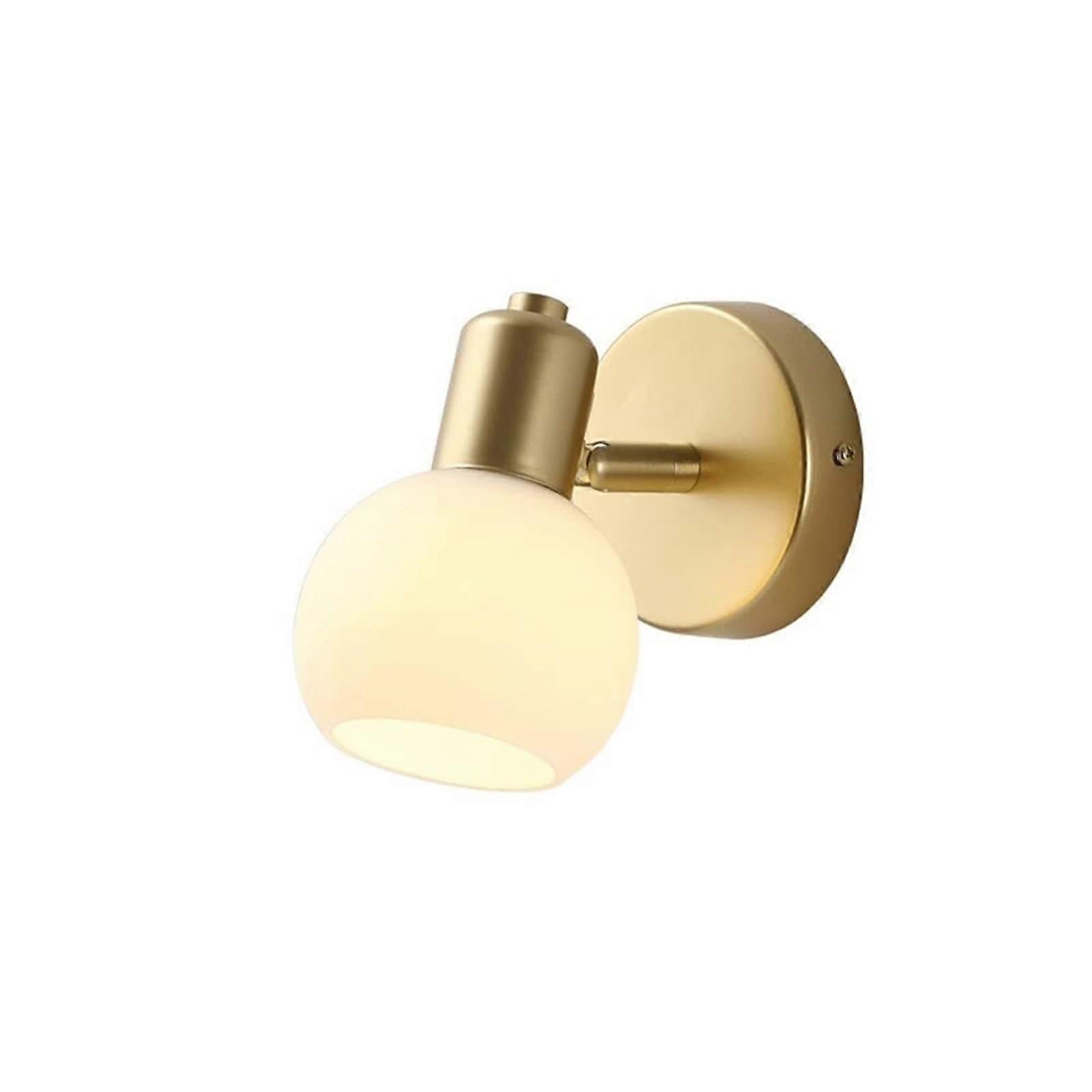 Wall Lamp, Indoor Wall Sconces, Adjustable Head, Bedside Lamp For Bedroom, TV Backdrop Lighting
