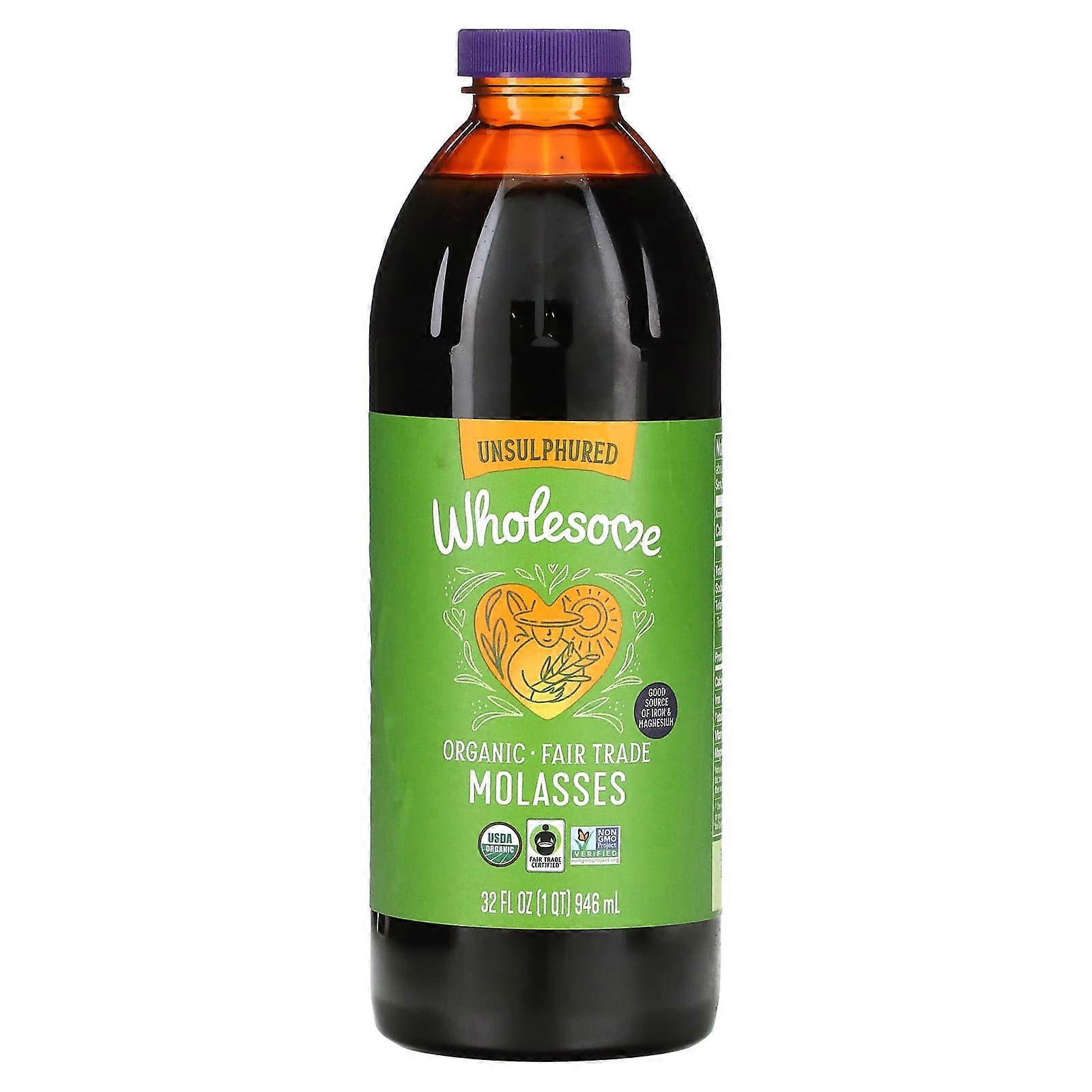 Organic Molasses, Unsulphured, 32 fl oz (946 ml)