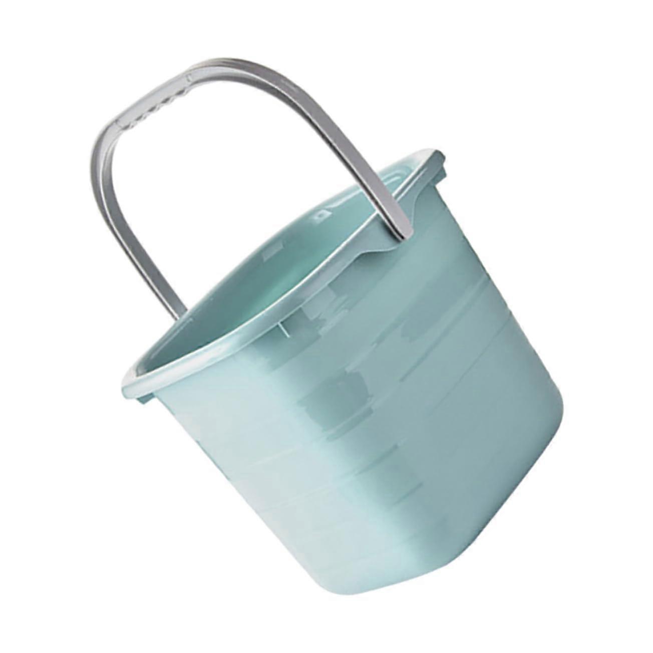 Plastic Water Bucket With Handle Multipurpose Gardening And Laundry Tub Stable NonSlip Design For Water Storage