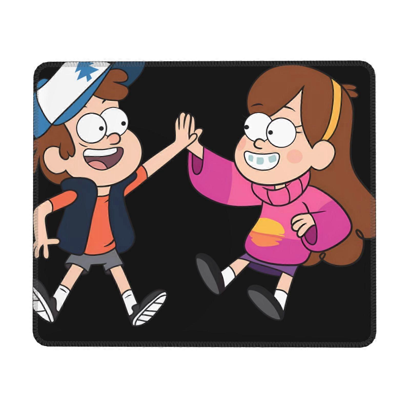 Gravity Falls Rubber Lock Edge Mouse pad, Office Desk pad, Writing pad, Multi Code Game pad Mouse Pads for Computers Laptop Mouse Mouse Pad