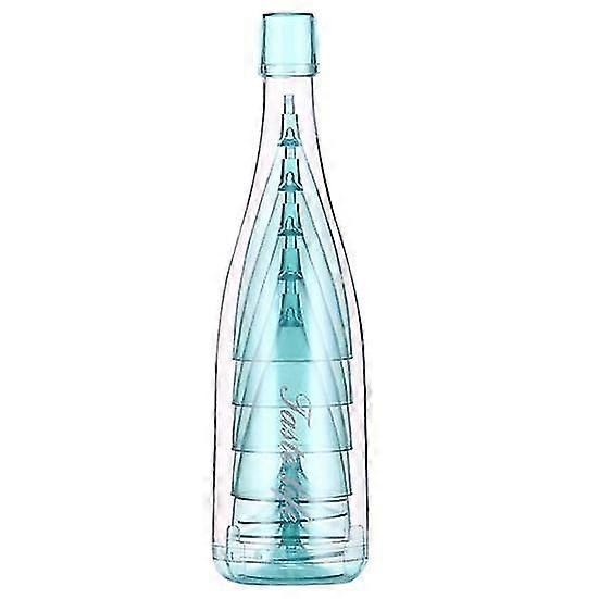 25-26 1 Set Slender Bottom Goblet Kit Food Grade Useful Space-saving Champagne Red Wine Glass