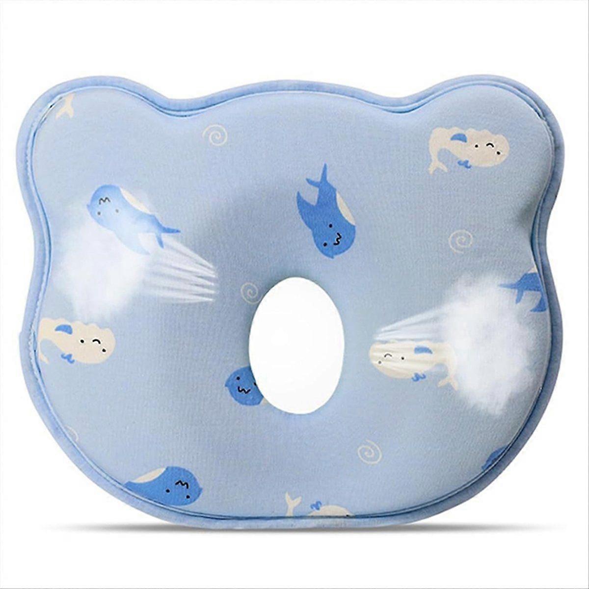 Newborn Baby Cotton Pillow Soft and Breathable Pillow with Memory Foam for Children and Infants &Ba
