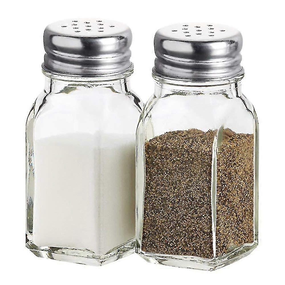 Salt And Pepper Shakers Glass Set (clear)