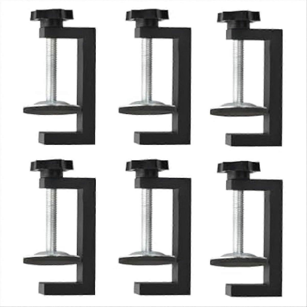 6pcs G clamps for woodworking Universal C-Clamp Small Desk Clamp