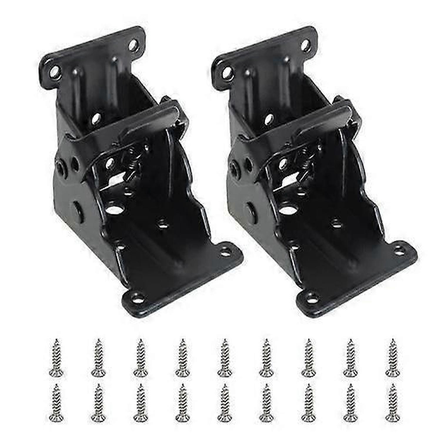 4pcs Folding Brackets For Foldable Furniture Self Lock Folding Hinges Furniture Hardware Connectors For Table Legs Cabinets Shelves