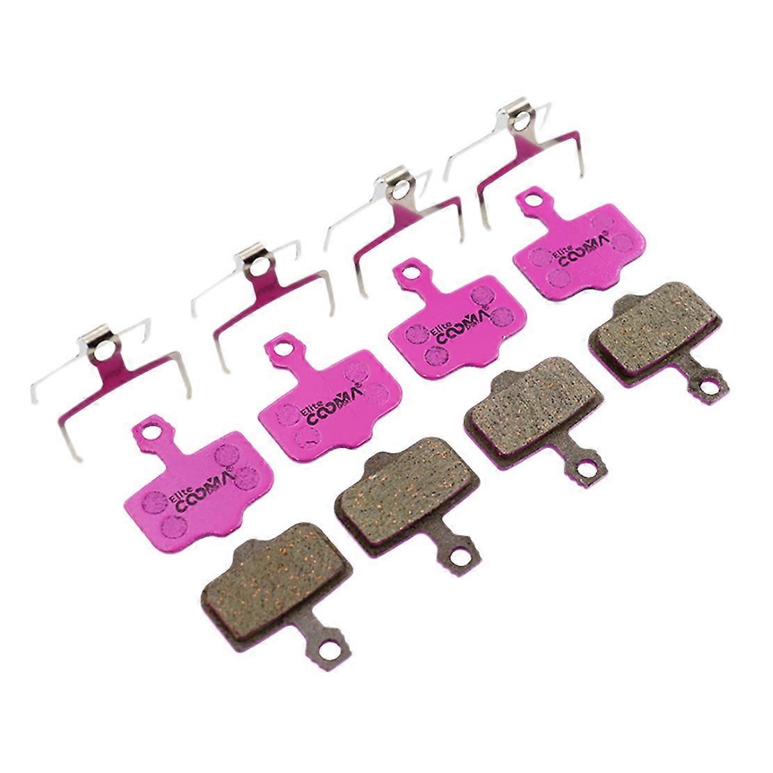 COOMA SPORT 4 Pairs Ceramic Bicycle Disc Brake Pads for SRAM DB LEVEL, AVID Elixir R, CR, CR Mag, 1/