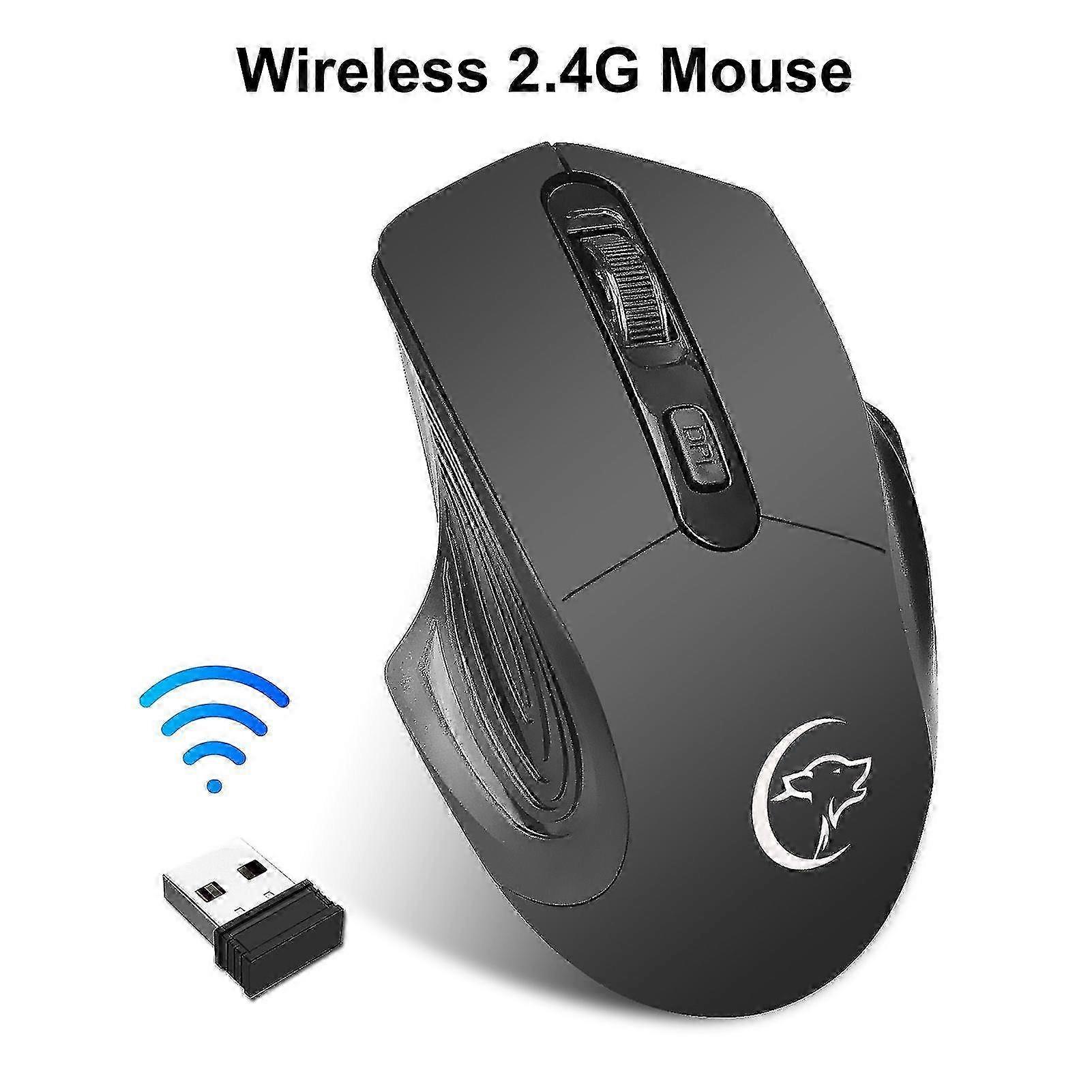 YWYT G838 USB 2.4G 2400DPI Wireless Optical Home Office Mouse Computer Accessory